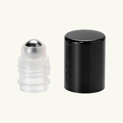 Rollerball & Lid - Black - 10ml