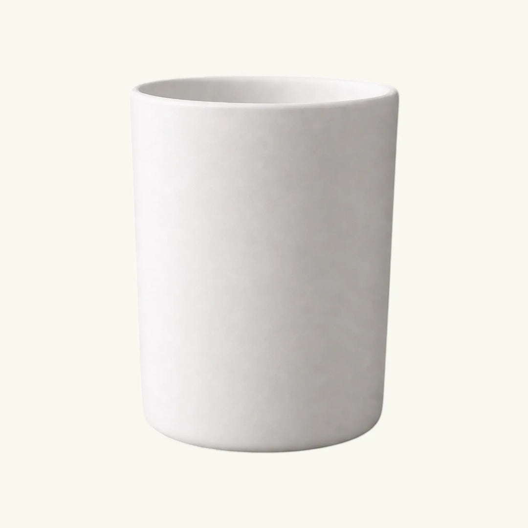 Pure Candle Supplies Melbourne Bobby large matte white glass candle jar with thick walls and flawless finish.
