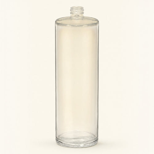 Perfume Bottle - Cylinder - Clear - 100ml