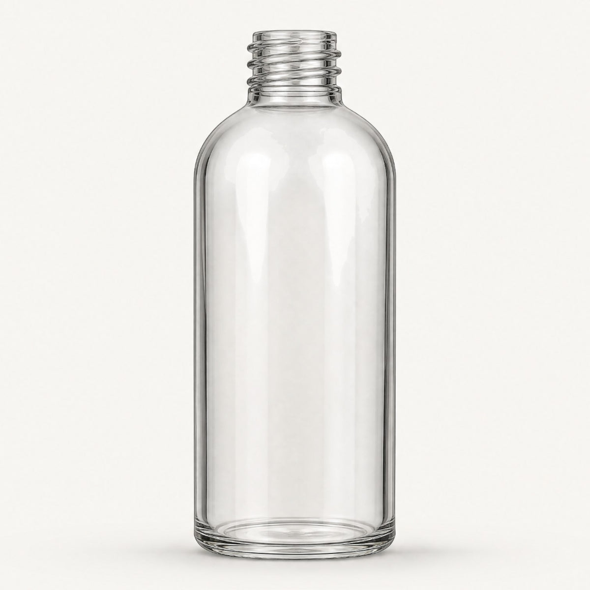 Pure Candle Supplies Melbourne 100ml clear glass room spray bottle with a smooth dual layer coating finish