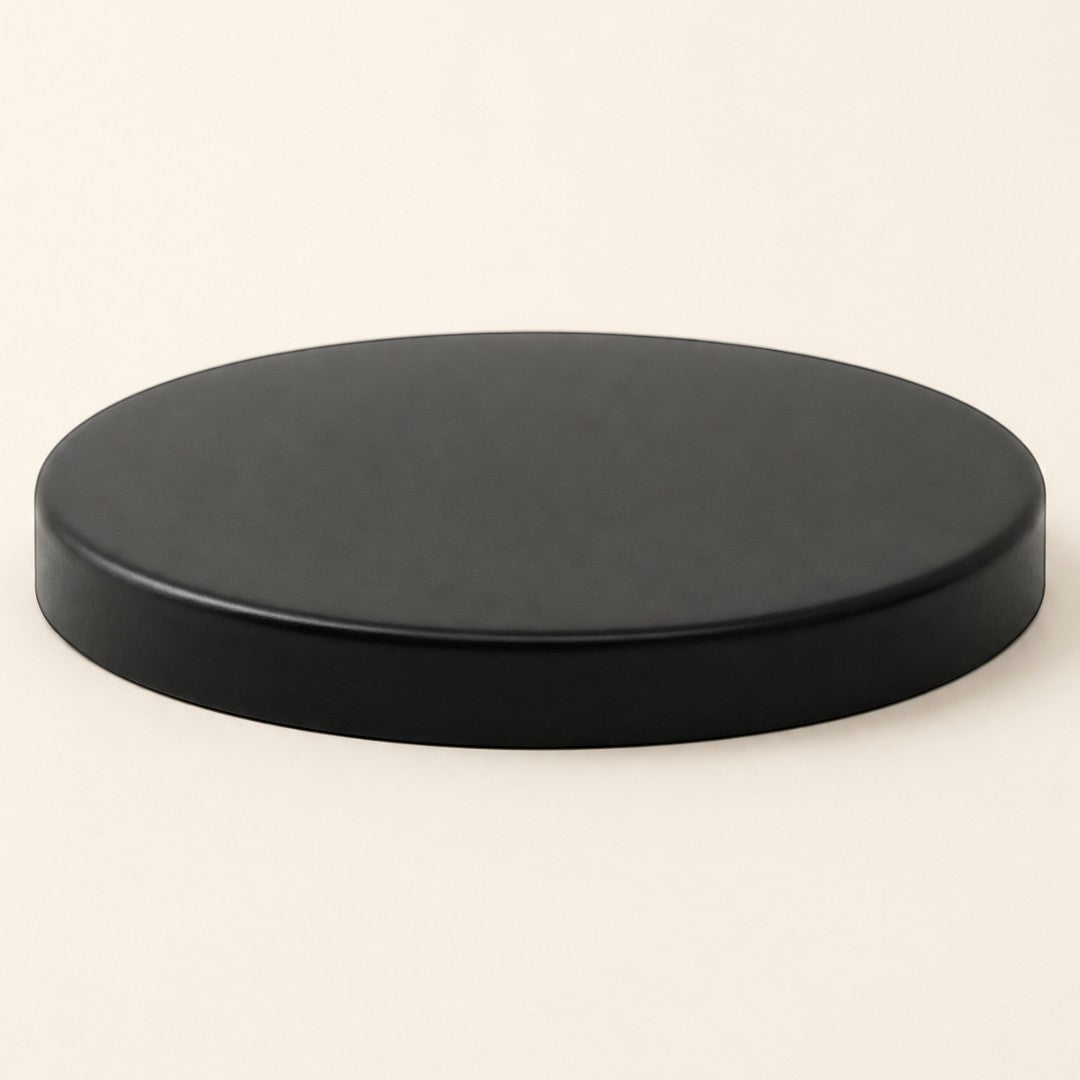 Pure Candle Supplies Melbourne extra large matte black metal lid for candle jars