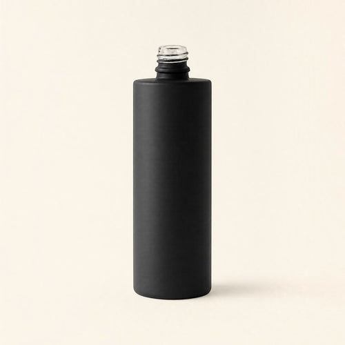 Perfume Bottle - Cylinder - Matte Black - 30ml
