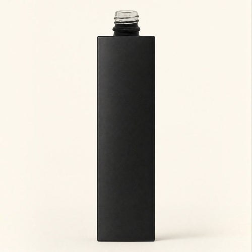 Perfume Bottle - Rectangle - Matte Black - 100ml