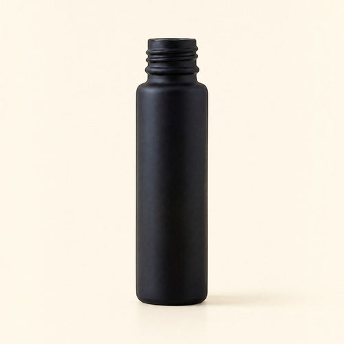 Perfume Bottle - Cylinder - Matte Black - 10ml