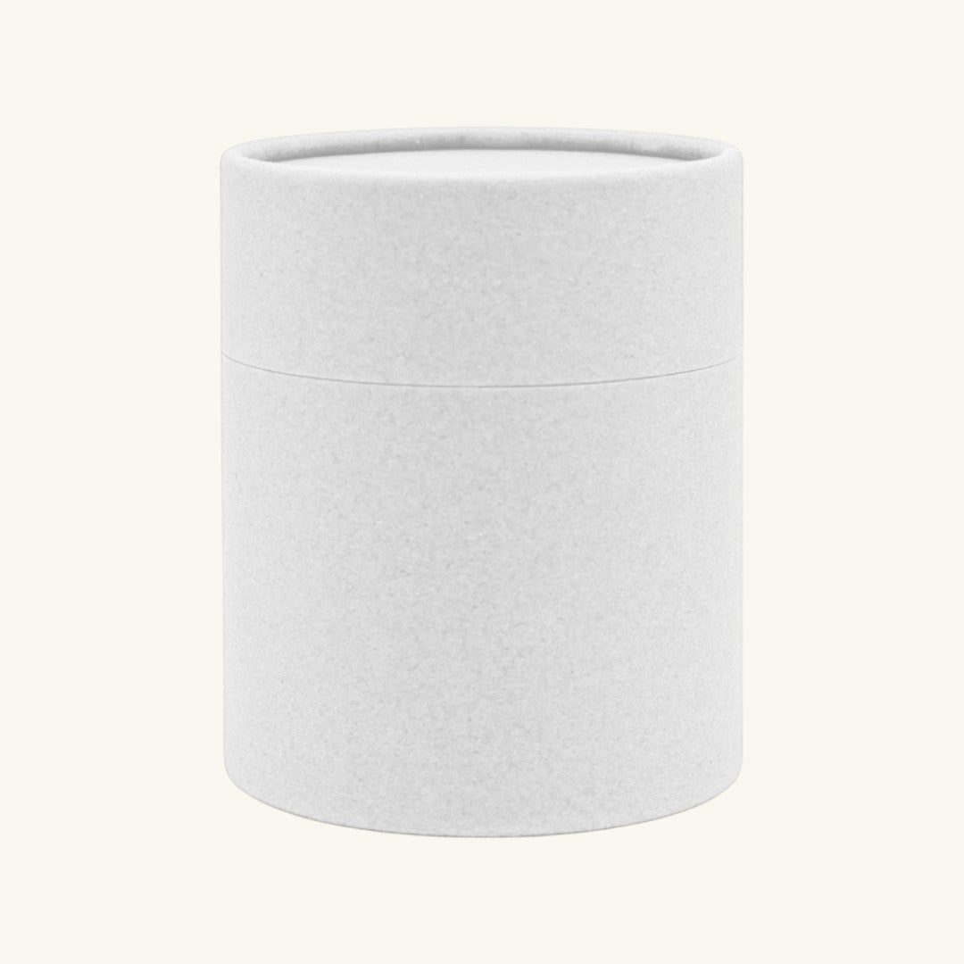 Pure Candle Supplies Melbourne matte white kraft paper tube packaging for retail jars and shipping