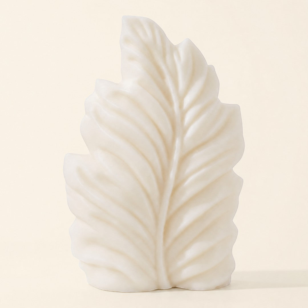 Pure Candle Supplies Melbourne palm leaf shaped silicone candle mould for detailed wax casting