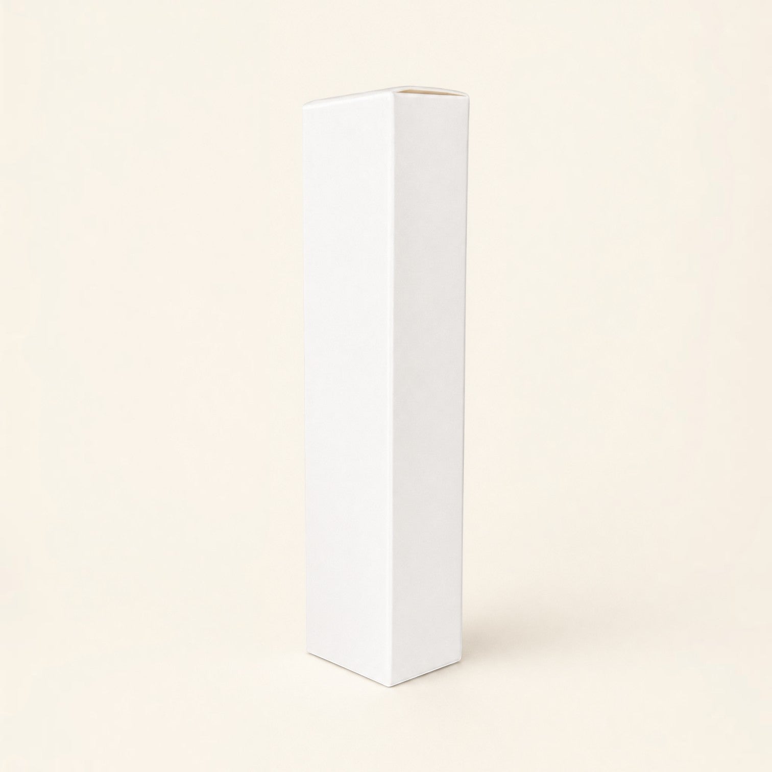 Pure Candle Supplies Melbourne white 30ml perfume bottle cardboard packaging with an origami style interlocking base.