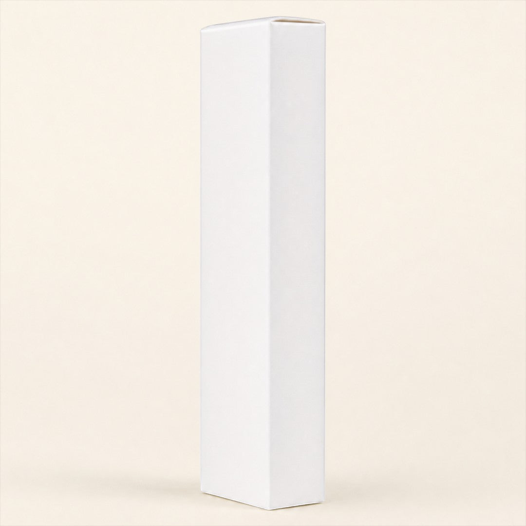 Pure Candle Supplies Melbourne white 100ml perfume bottle packaging made from premium cardboard with origami base