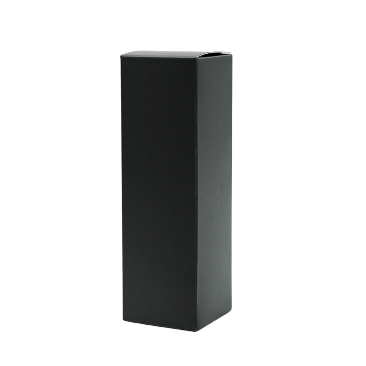 matte black box packaging for 100ml spray bottle