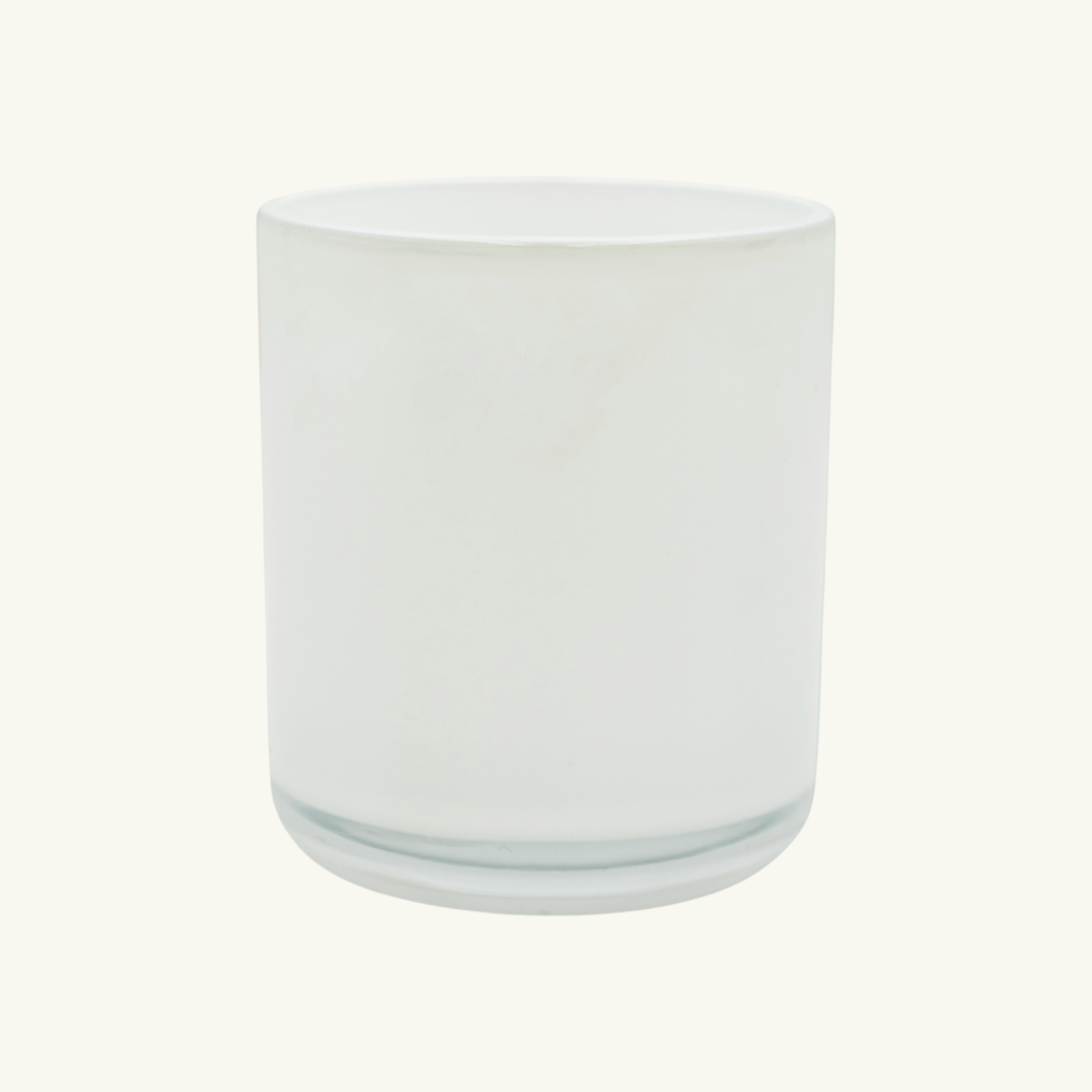 Sienna Candle Jar - Opaque with Clear Base - Extra Large