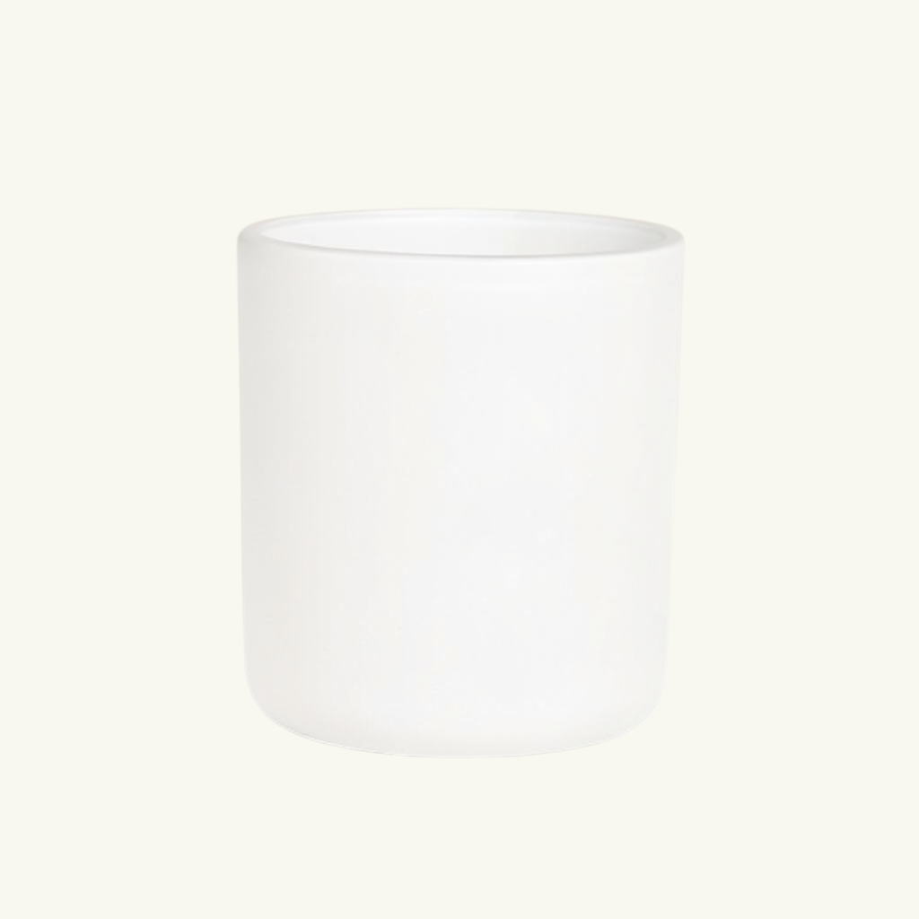 Sienna Candle Jar - Satin White - Large
