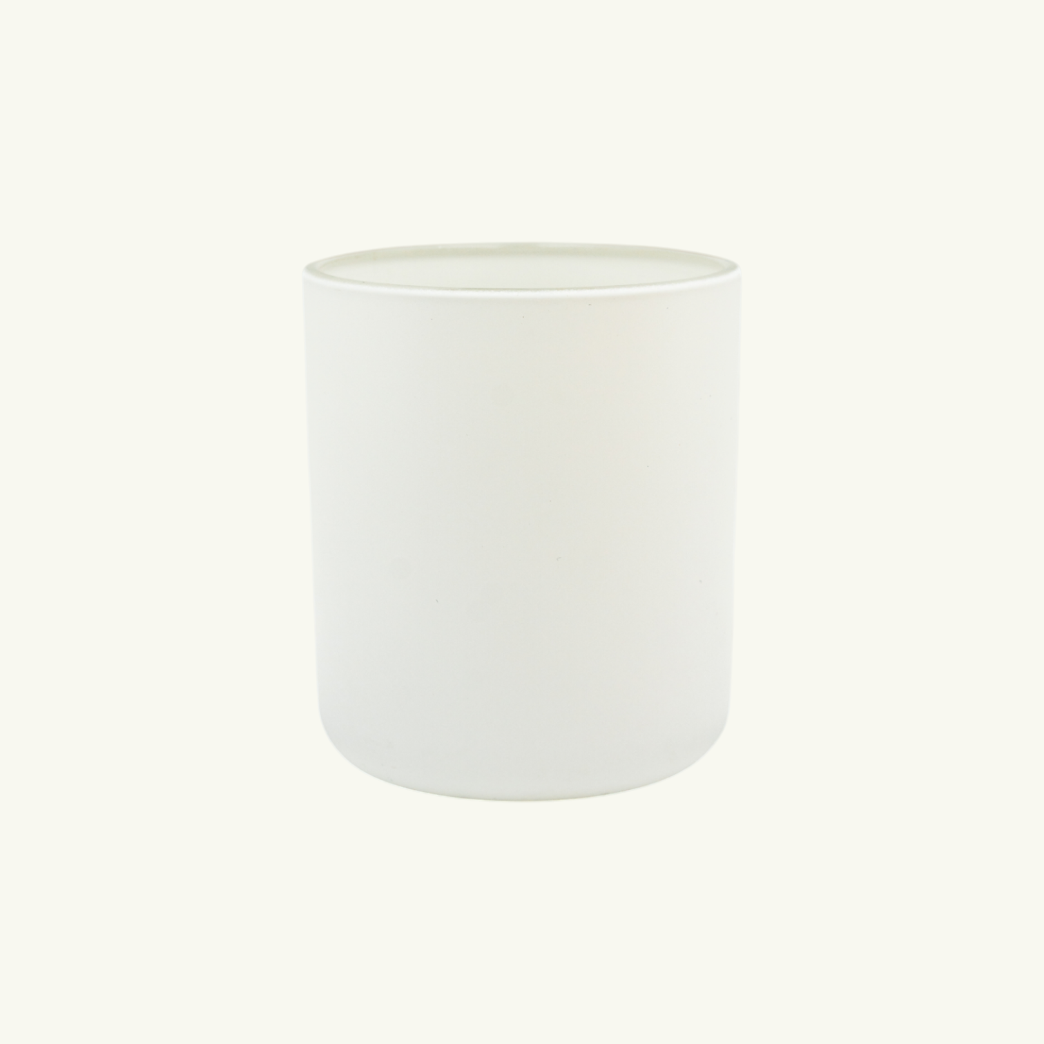 Sienna Candle Jar - Matte White - Medium