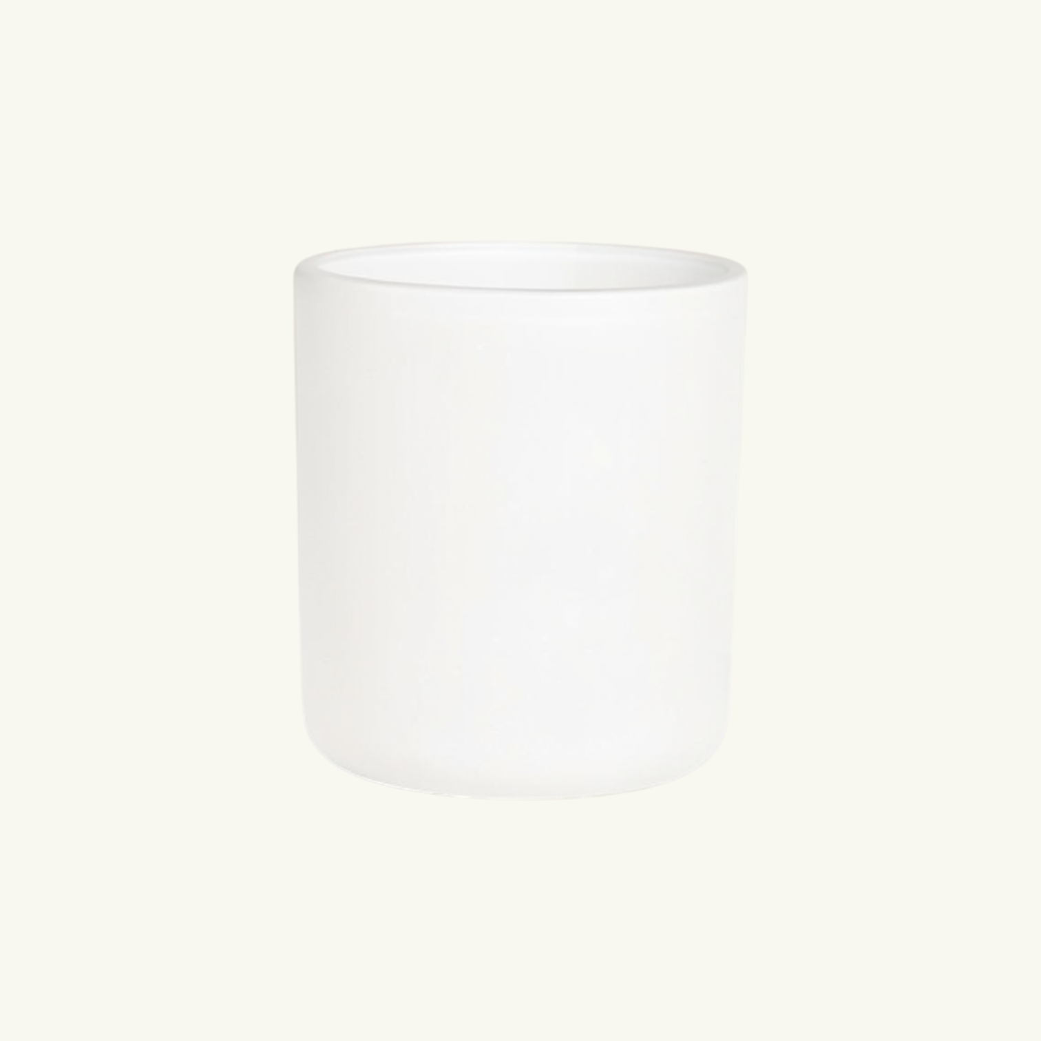Sienna Candle Jar - Satin White - Medium