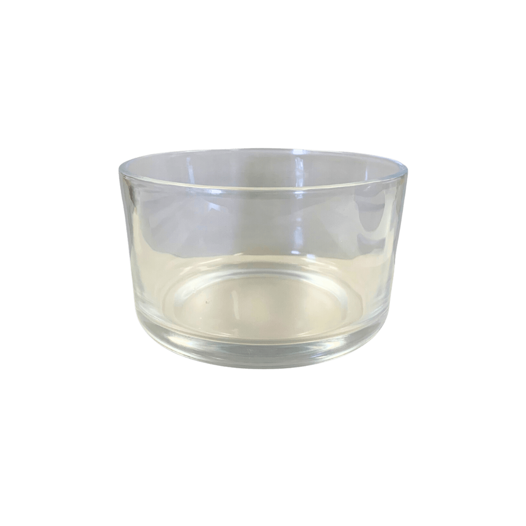 sienna mini bowl candle jar cambridge style in clear glass