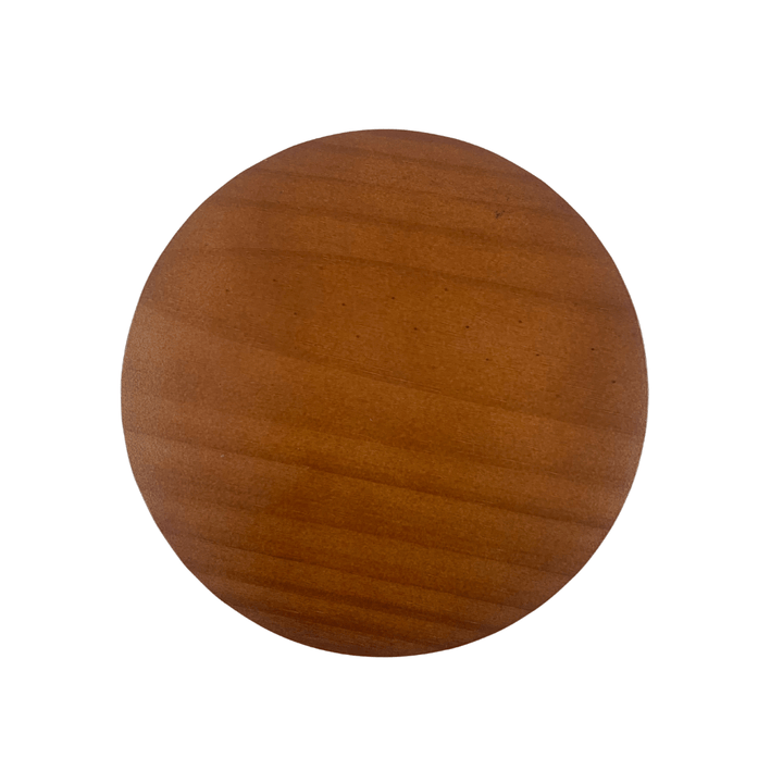 Medium wood grain timber lid