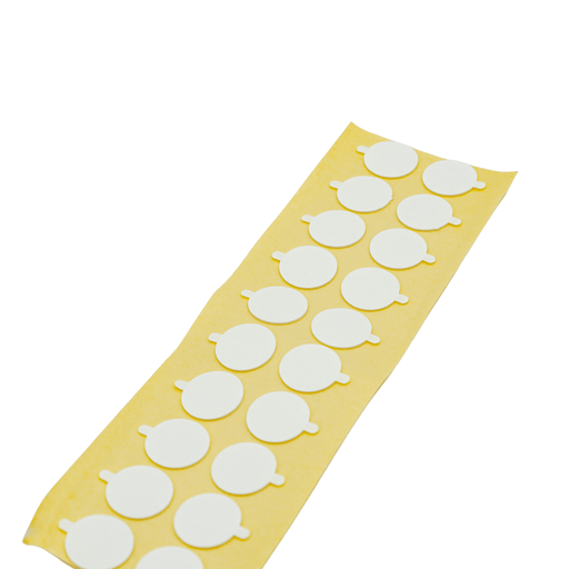 yellow sheet with 20 wick stickers for candle making